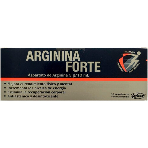 ARGININA FORTE 5G/10ML X 10 AMP.BEBIBLES