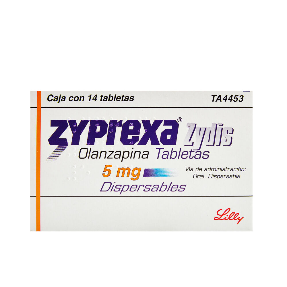 ZYPREXA ZYDIS 5 MGS 14 COMPRS CAJA