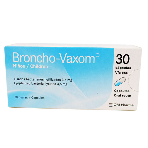 BRONCHO-VAXOM INF 3.5 MGS 30 CAPS   CAJA