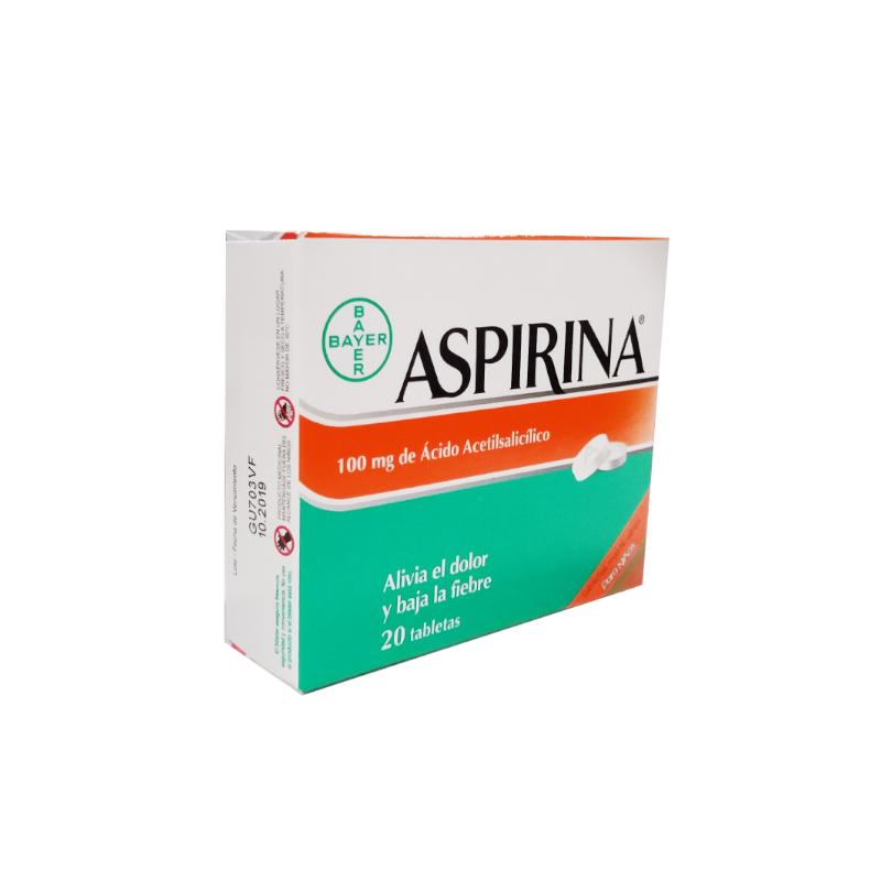 ASPIRINA 0.1 GRMS INF 20 COMP DISP