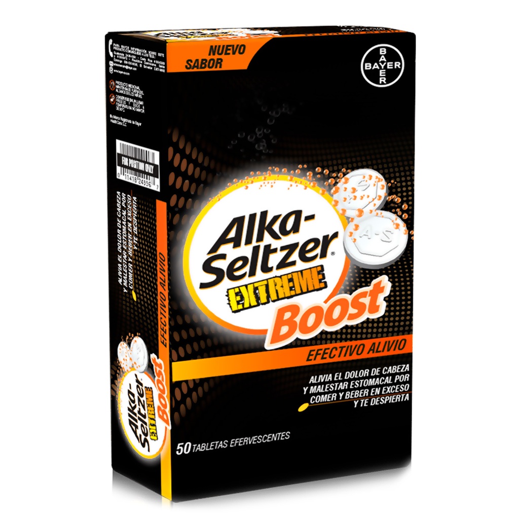 ALKA SELTZER EXTREME BOOST DISP 50TAB