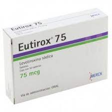 EUTIROX 75 MCG 50 TABLETAS CAJA