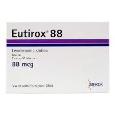 EUTIROX 88 MCG 50 TABS CAJA