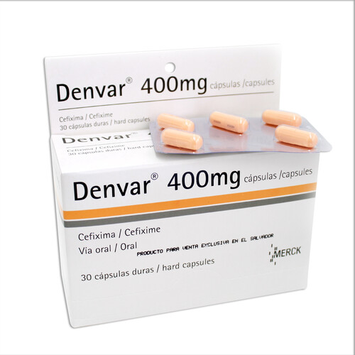 DENVAR 400 MG 30 CAPS CAJA