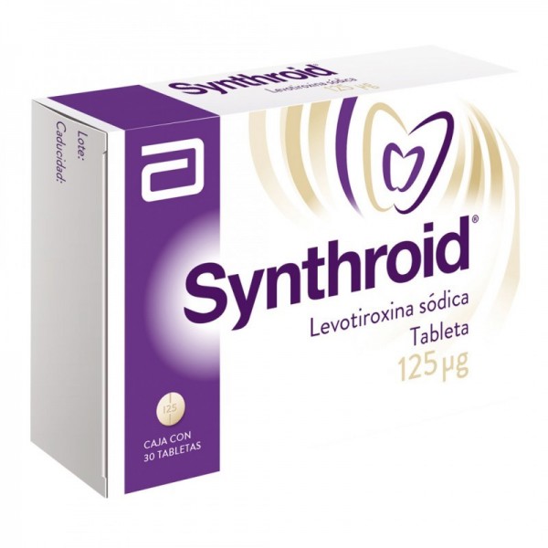 SYNTHROID 125 MCG 30 TBLS CAJA