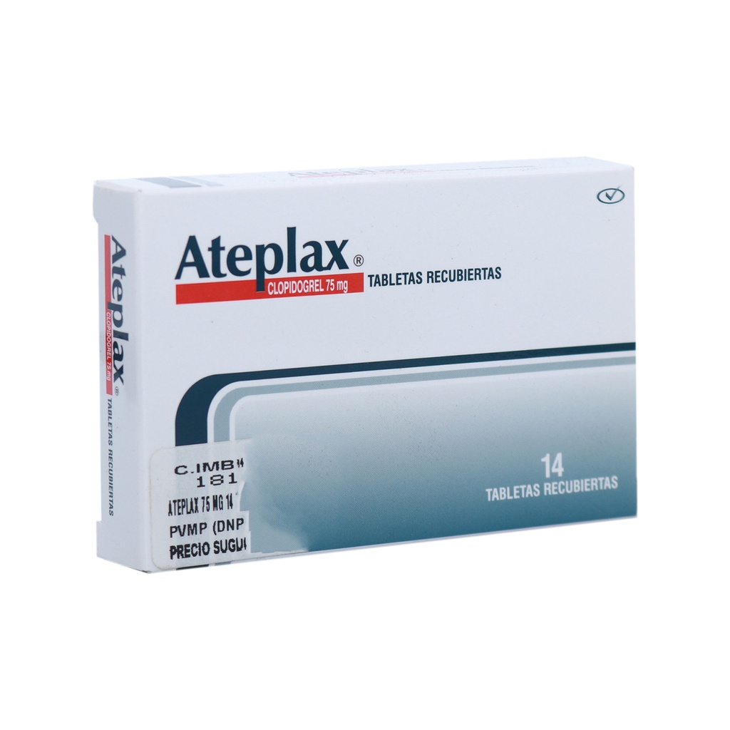 ATEPLAX 75 MG 14 TBLS CAJA