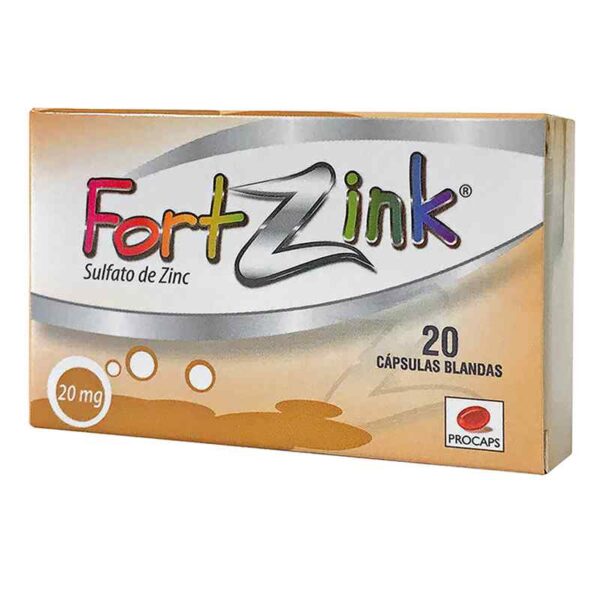 FORTZINK 20 MGS 20 CBG CAJA