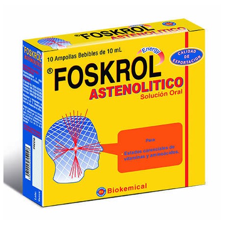 FOSKROL ASTENOLITICO 10 AMP CJA