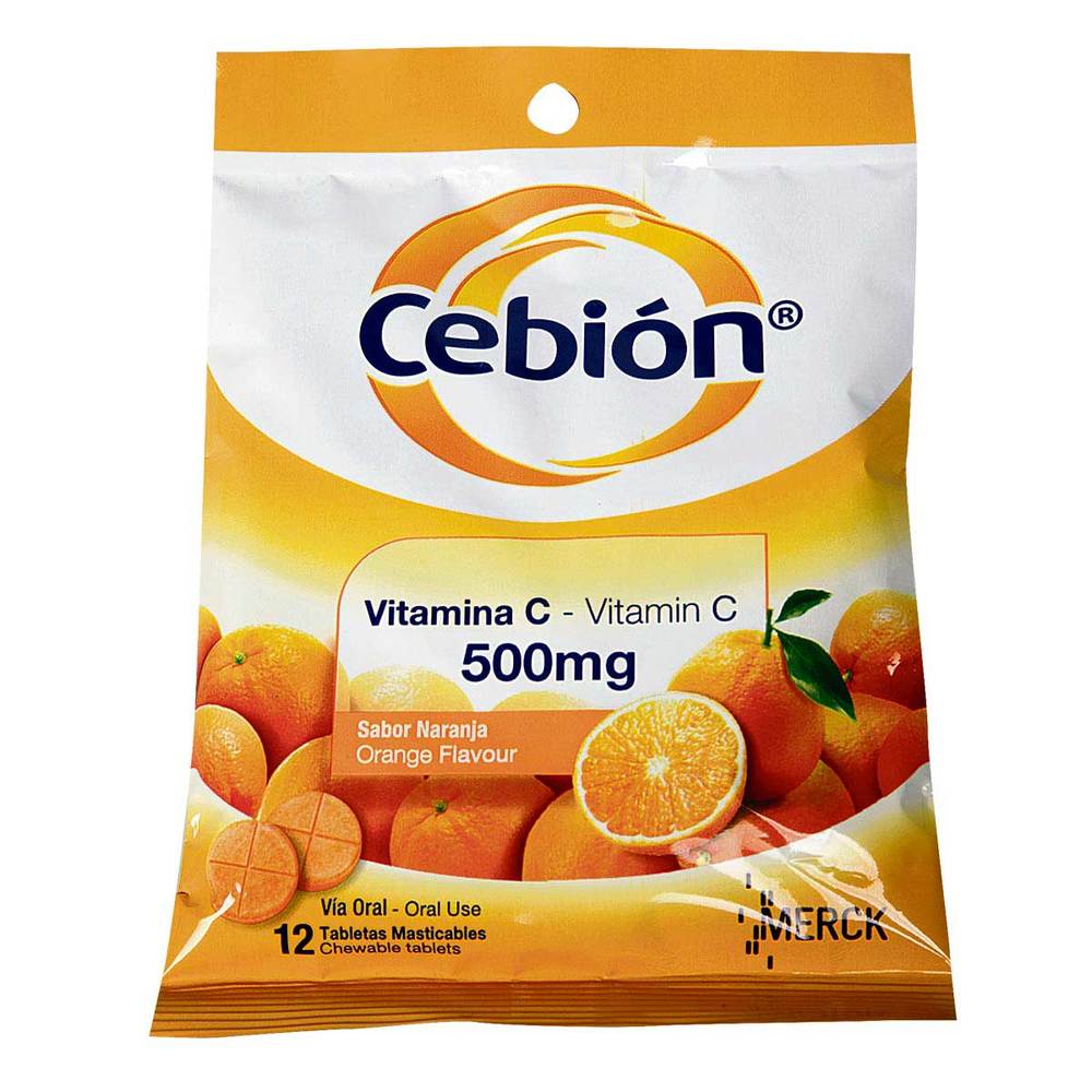 CEBION 500 MGS NARANJA 144 TBL MAT DISP