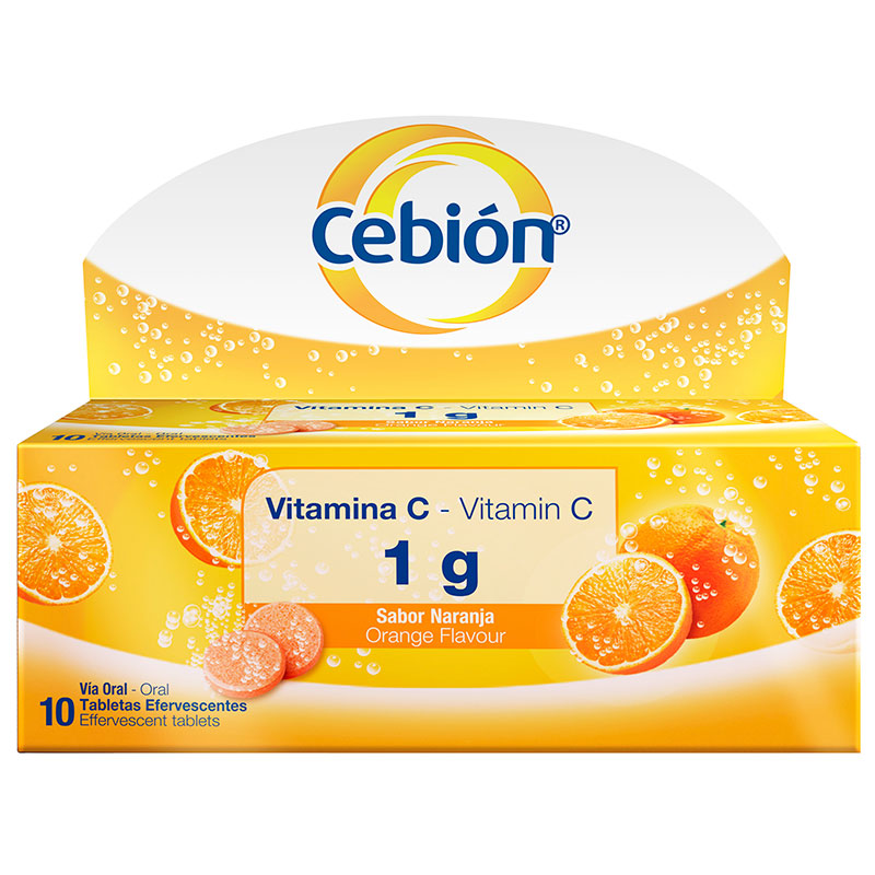 CEBION EFERV.NARANJA 1GRM 10 TBLS    TBO