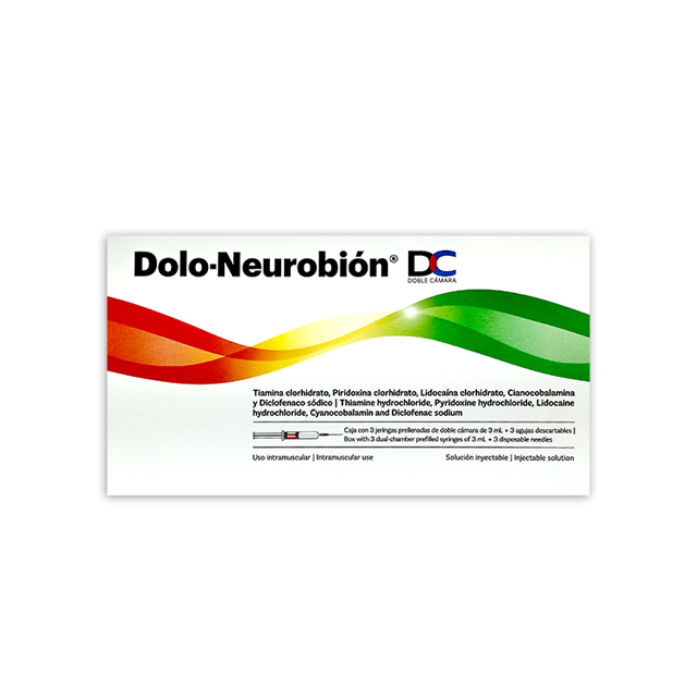 3PACK DOLO NEUROBION DC JERINGA CAJA