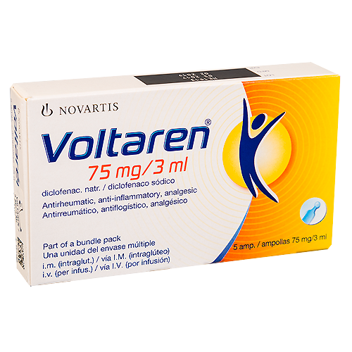 VOLTAREN 75 MGS 3 ML 5 AMP CJA