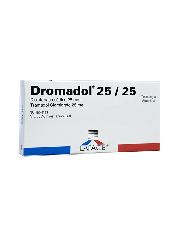 DROMADOL 25MG/25MG 30 TBS CJA