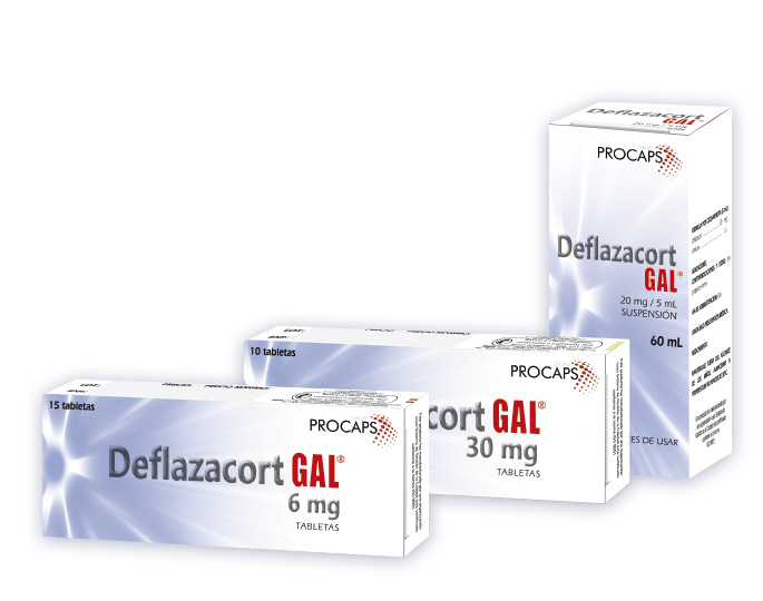 DEFLAZACORT GAL 6MG TAB CAJA  X 15