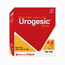 UROGESIC NF 200MG 100TABLETAS CAJA      