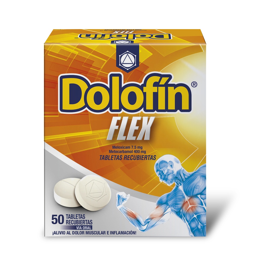 DOLOFIN FLEX 7,5 MG/400 MG 50 TR X DISP