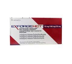 EXFORGE HCT FCT 160/25/10 MGS 28 COMPRS