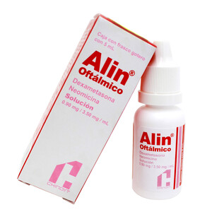 ALIN SOL.OFTALMICA 0.90 MG/3.50 MG X5ML