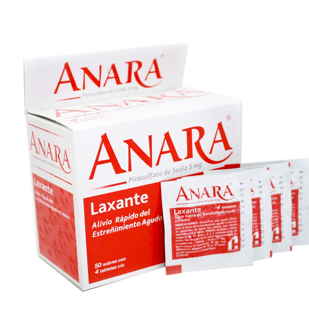 ANARA 5 MG X 50 SOBRES DISPENSADOR