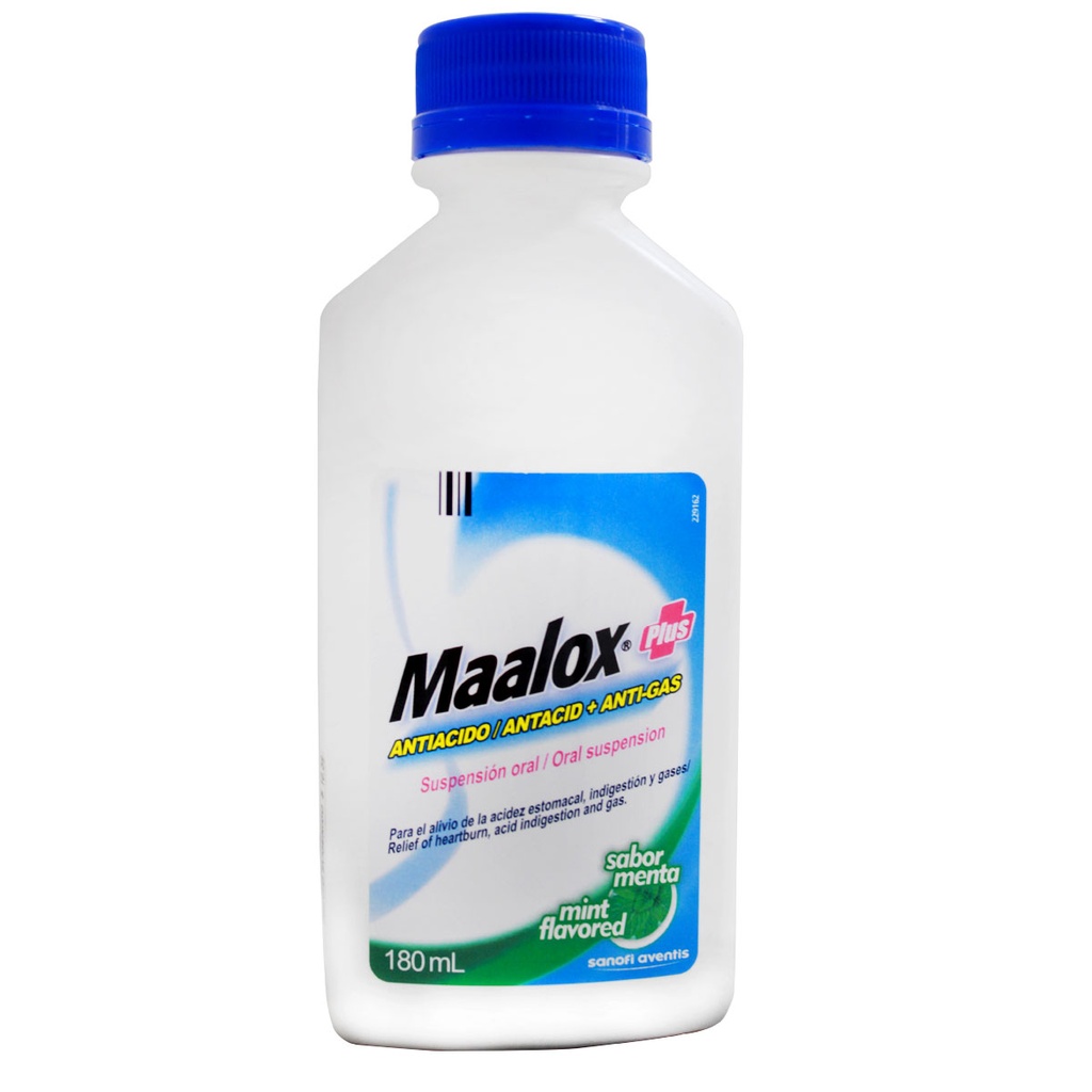 MAALOX PLUS MENTA SUSP. 360 ML FRASCO   