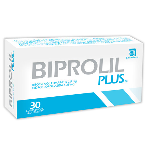 BIPROLIL PLUS 2.5/6.25 MG X 30 COMP REC