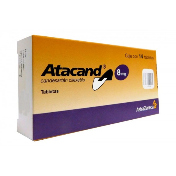 ATACAND 8 MG CAJA X 14 TAB