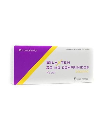 BILAXTEN 20 MG X 30 COMPRIMIDOS