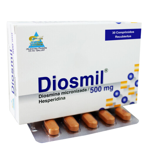 DIOSMIL 500 MG X 30 TAB REC