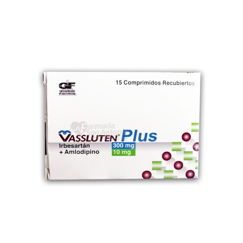 VASSLUTEN PLUS 300/10MG X 15 COMP REC