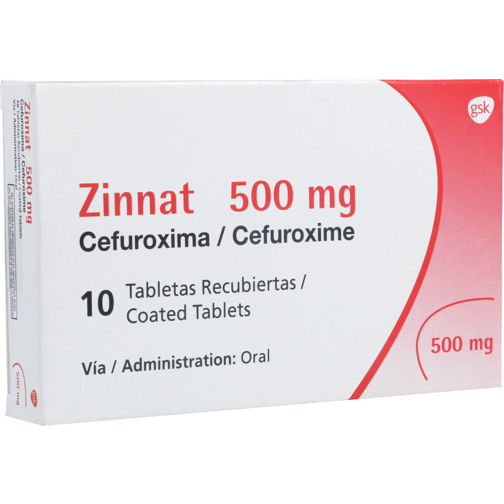 ZINNAT 500 MG. X 10 TAB