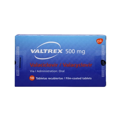 VALTREX 500 MG X 10 TAB