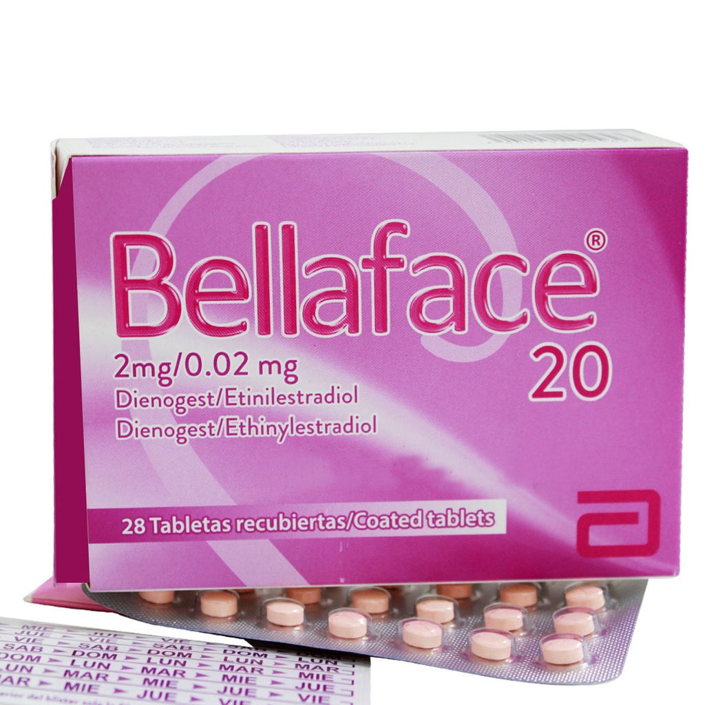 BELLAFACE 20 MG RECUB X 28 TAB