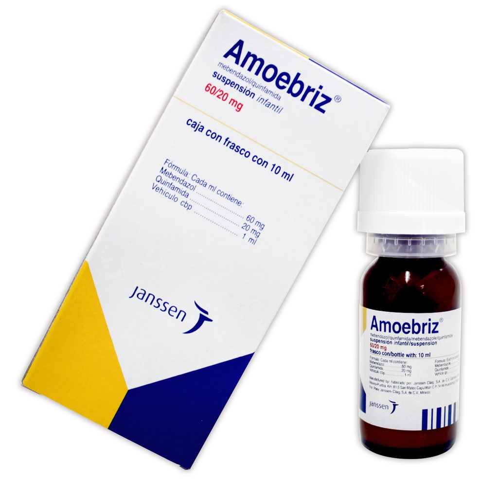 AMOEBRIZ SUSPENSION 20/60 MG X 10ML