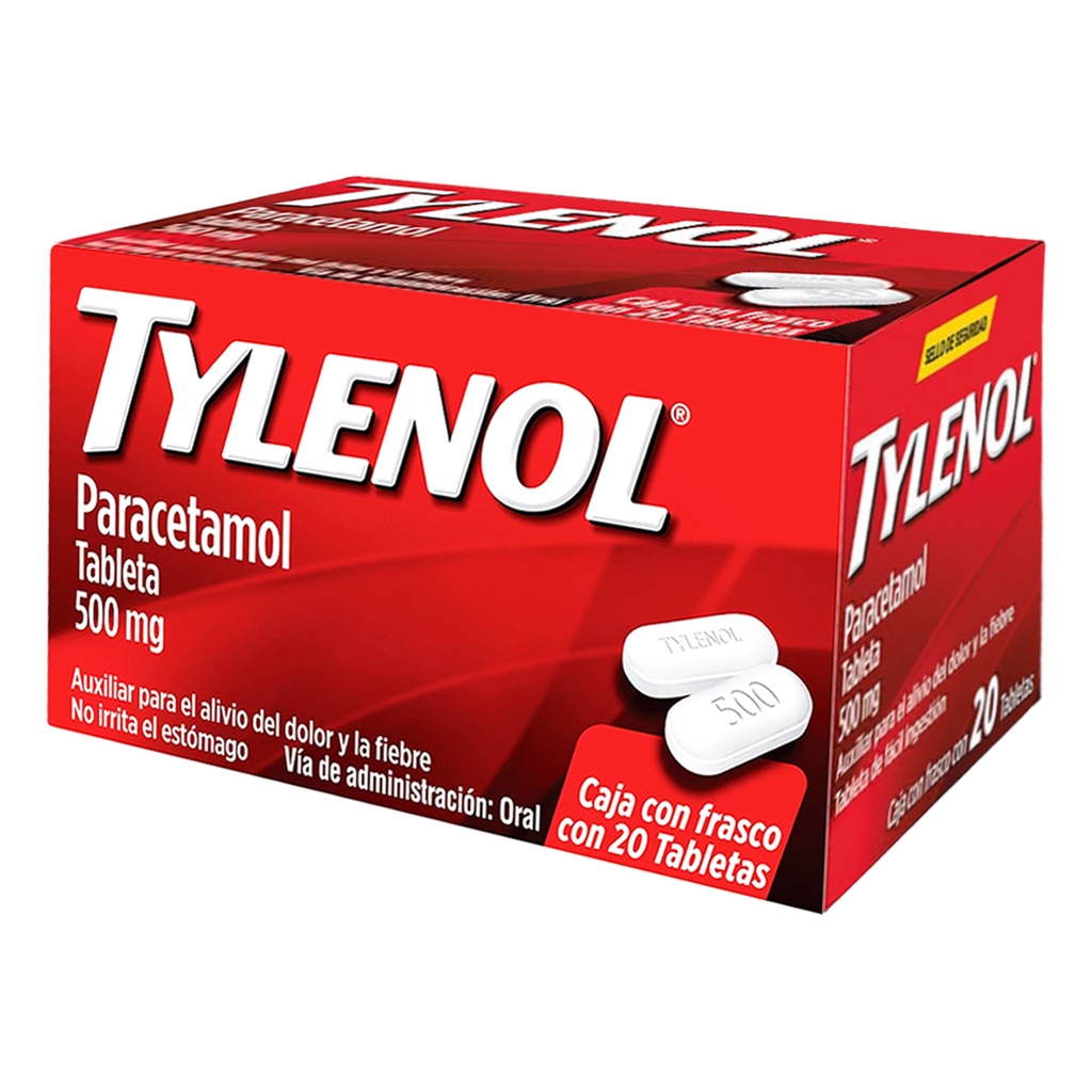 TYLENOL STRENGHT FCO X 20 CAP