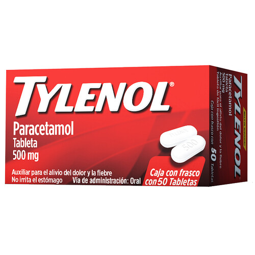 TYLENOL STRENGHT FCO X 50 CAP