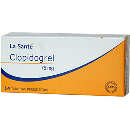 CLOPIDOGREL 75 MG CJA X 14 TAB