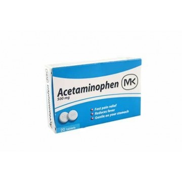 ACETAMINOFEN MK 500MG CJA X 20 TAB