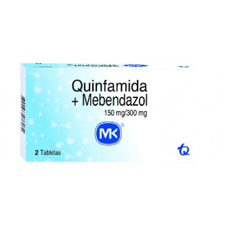 QUINFAMIDA+MEBENDAZOL MK X 2 TAB