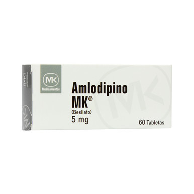 AMLODIPINO MK 5MG CJA X 60 TAB