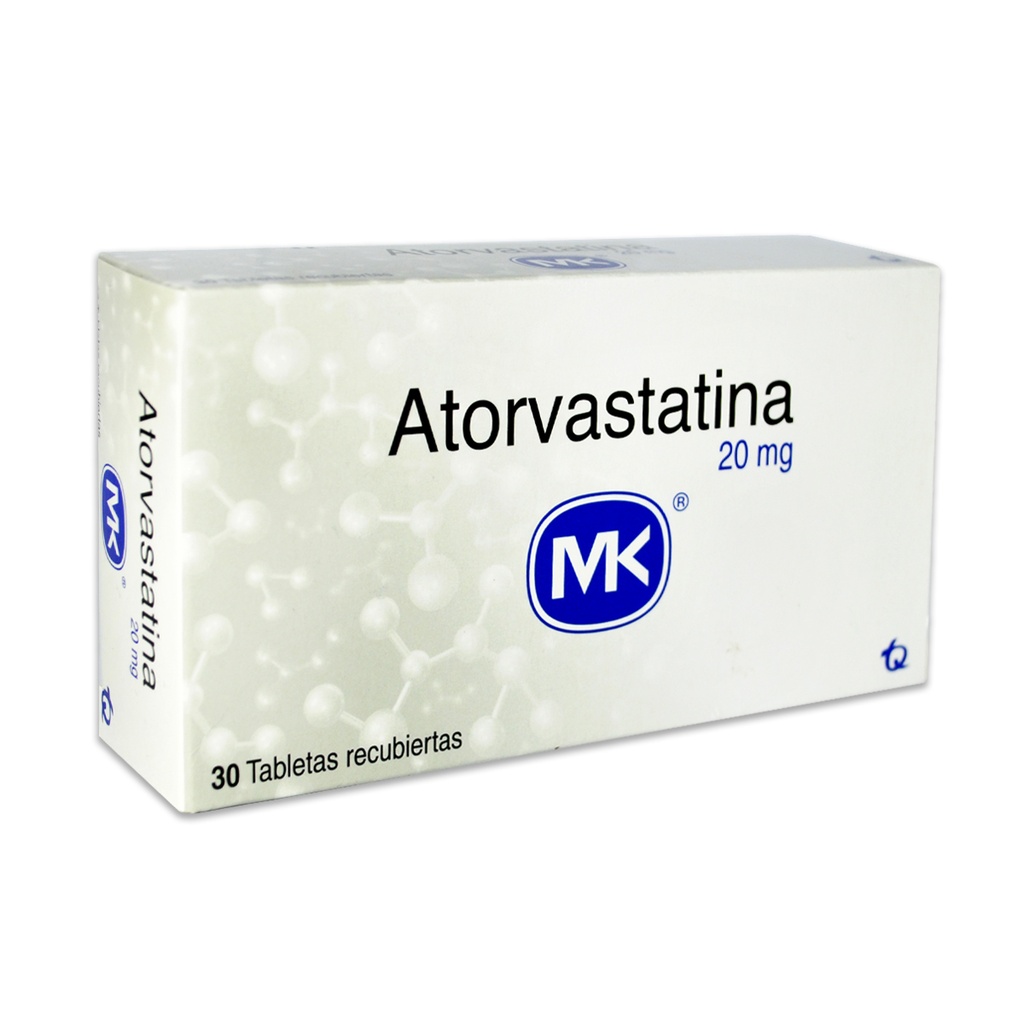 ATORVASTATINA MK 20 MG CJA X 30 TAB