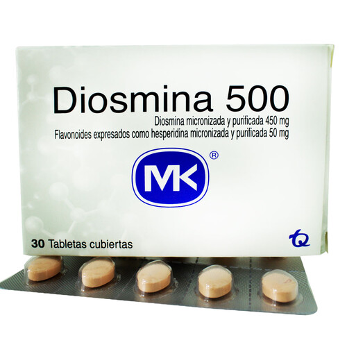 DIOSMINA MK 500 MG X 30 TAB