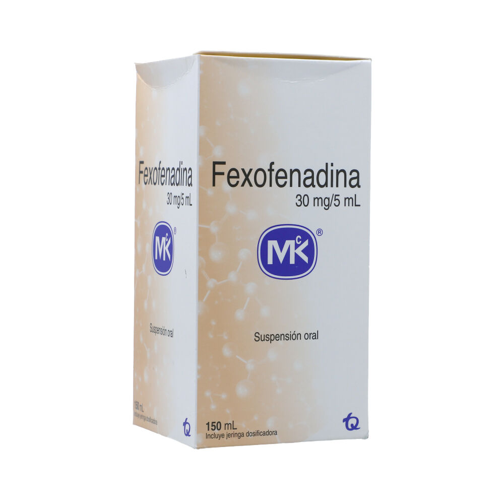 FEXOFENADINA MK 30 MG FCO X 150 ML