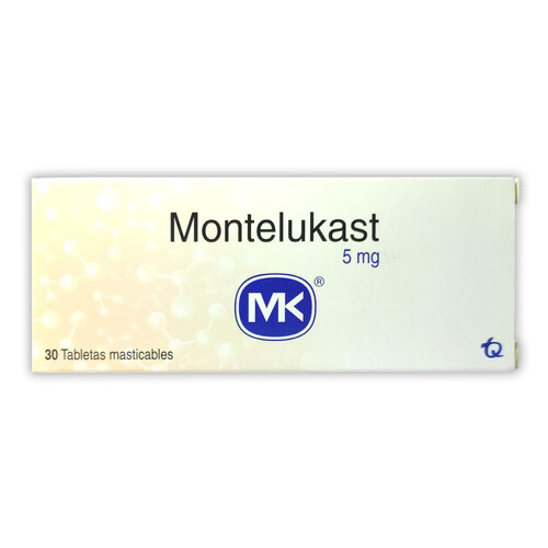 MONTELUKAST MK 5 MG CJA X 30 TAB