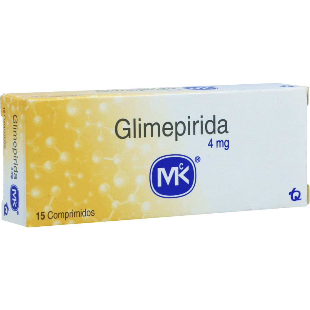 GLIMEPIRIDA MK 4 MG X 15 TAB