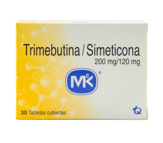 TRIMEBUTINA + SIMETICONA MK CJA X 30 TAB