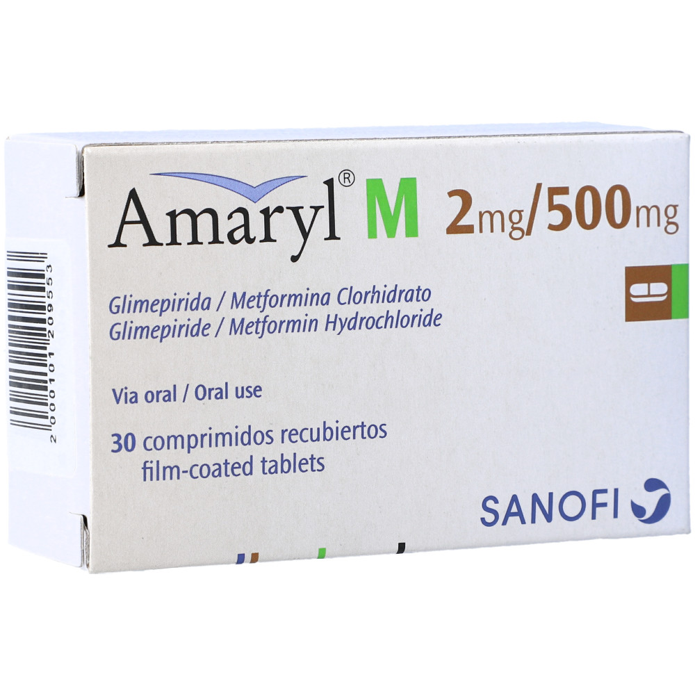 AMARYL M 2MG-500MG X 30 TAB