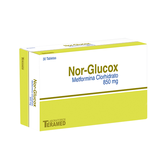 NOR-GLUCOX 850 MG X 30 TAB