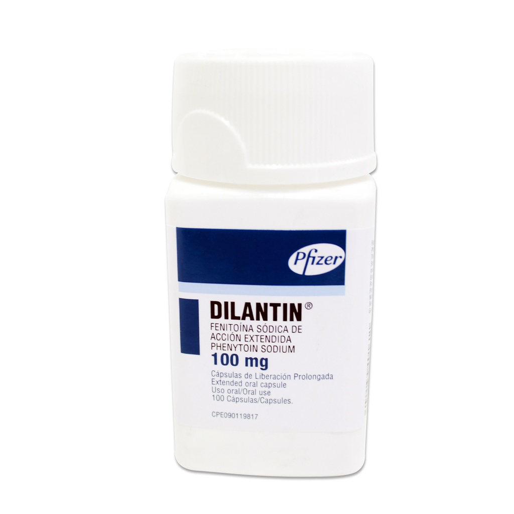 DILANTIN 100 MG X 100 CAP