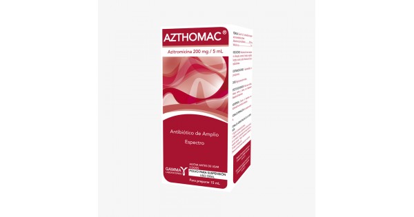 AZTHOMAC 200mg/5ml. Polv. P/S. F X 30ml