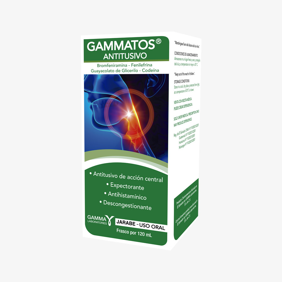 GAMMATOS ANTITUSIVO Jbe. F X 120ml